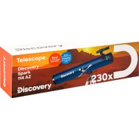 Телескоп Levenhuk Discovery Spark 114 AZ с книгой
