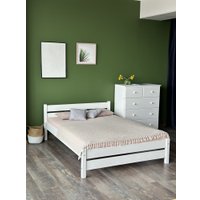 Кровать Dyatel Бора 140x200 с настилом HF-BS-034-WH (белый)