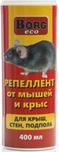 Средство от вредителей Borg Eco Репеллент от мышей и крыс 400 мл