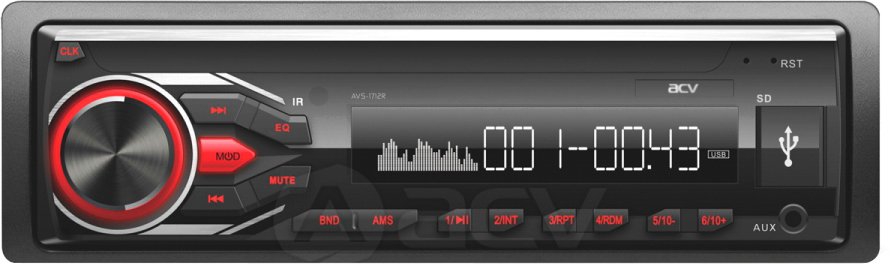 

USB-магнитола ACV AVS-1712R