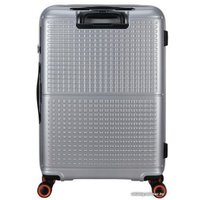 Чемодан-спиннер American Tourister Geopop Metallic Silver 67 см