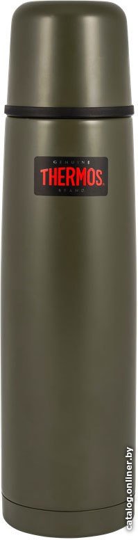 Термос THERMOS FBB-1000AG 1л (крышка с клапаном, хаки)