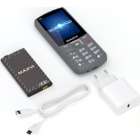 Телефон Maxvi P33 (серый)