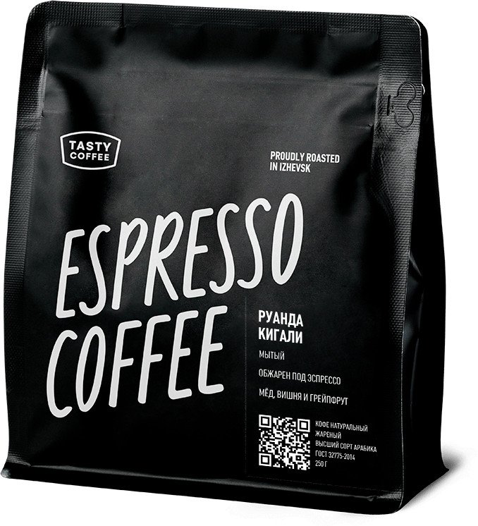 

Кофе Tasty coffee Руанда Кигали зерновой 250 г