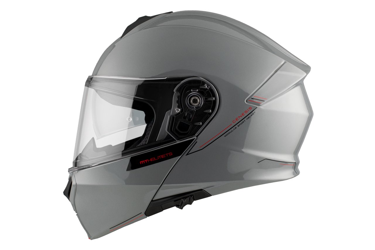 

Мотошлем MT Helmets Genesis SV Solid A12 (XXL, серый глянцевый)