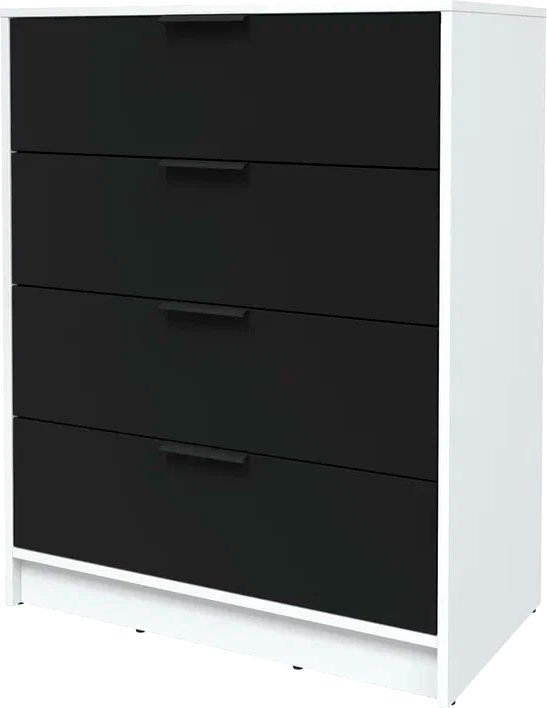 

Комод Интерлиния Концепт КТ-К80 (черный/белый платинум)