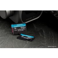 Карта памяти Kingston Canvas Go! Plus microSDXC 512GB (с адаптером)