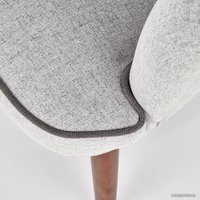 Интерьерное кресло Halmar Bishop (светло-серый/орех)