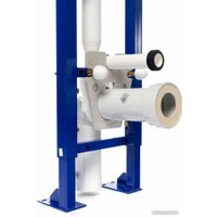 Инсталляция для унитаза SIAMP Bcu Ingenio с панелью Sphere (матовый хром)