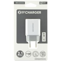 Сетевое зарядное Atomic U207 (белый)