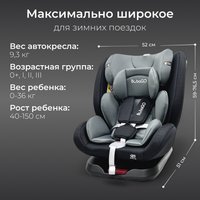 Детское автокресло Bubago Noxa BG 177-1 (черный)