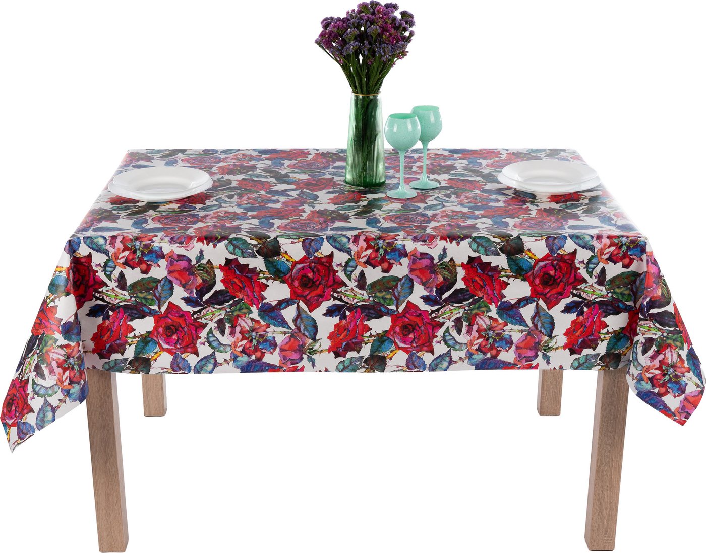 

Скатерть Stolima Napco Роза Мари 4024 (160x130)