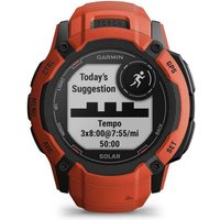 Умные часы Garmin Instinct 2x Solar (красный)