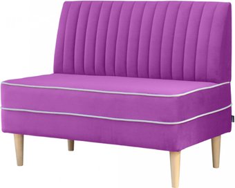 Диван Brioli Рони П двухместный 1.1м (V14/сиреневый)