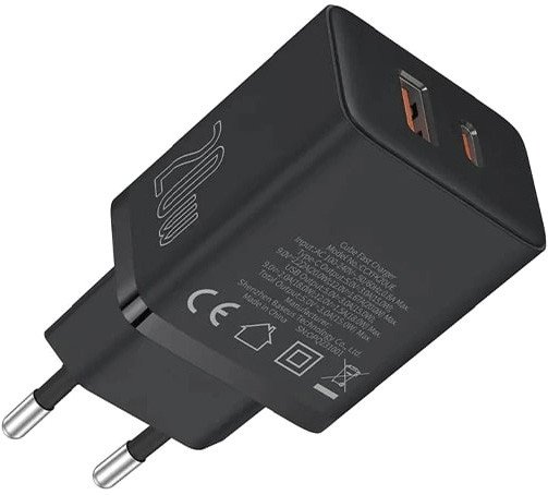 Сетевое зарядное Baseus Cube Fast Charger C+U 20W P10111403113-00 (черный)
