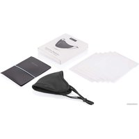 Повязка XD Design Protective Mask Set P265.871 (черный/голубой)