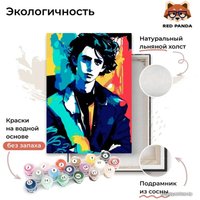 Картина по номерам Red Panda Тимоти Шаламе Поп Арт p54958