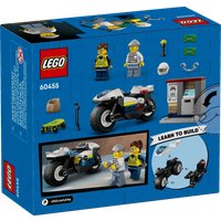 Конструктор LEGO City Полицейская погоня на мотоцикле 60455