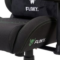 Игровое (геймерское) кресло FLOKY Velocity Black (черный)