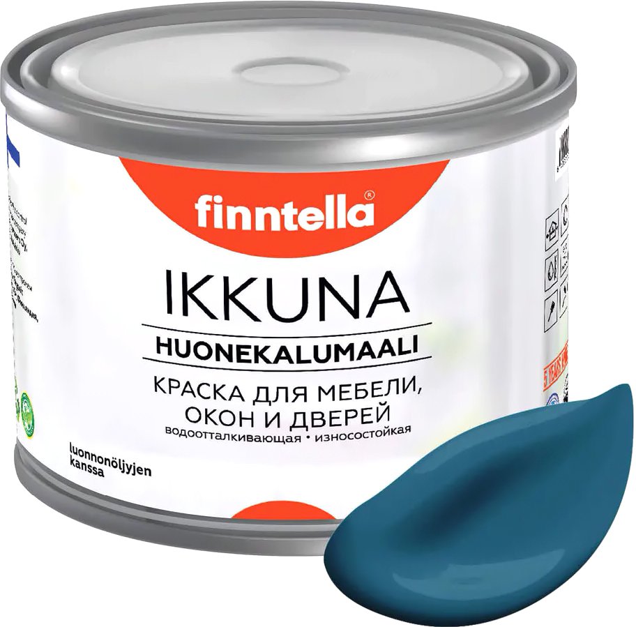 

Краска Finntella Ikkuna Myrsky F-34-1-9-FL011 9 л (бирюзовый)