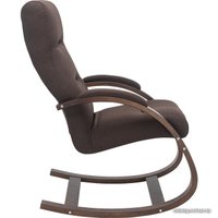 Кресло-качалка Leset Милано (венге/малмо 28/коричневый)