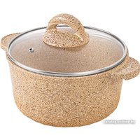 Кастрюля Elan Gallery Гармония вкуса 121118 (медовый гранит)