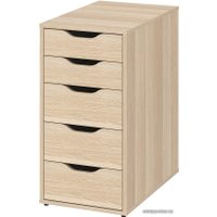 Стол Ikea Лагкаптен/Алекс 594.319.22 (темно-серый/под беленый дуб)