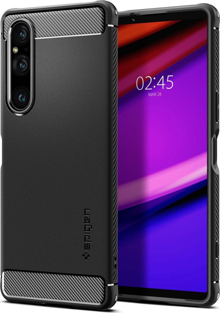 

Чехол для телефона Spigen Rugged Armor для Sony Xperia 1 V ACS06204 (черный)