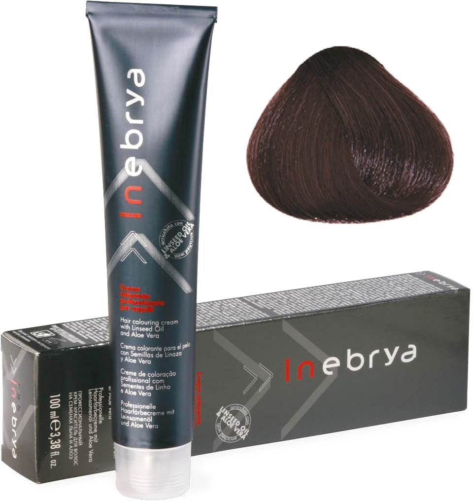 

Крем-краска для волос Inebrya Color 5/7 светлый каштан коричневый