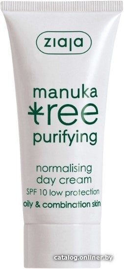 Ziaja Крем дневной нормализующий Manuka Tree SPF 10 50 мл