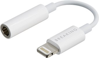 Адаптер Breaking 24551 Lightning - 3.5 Jack (черный)