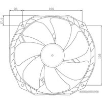 Вентилятор для корпуса Thermalright TY-140