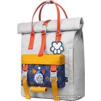 Школьный рюкзак MAH MR20C2018B01 (светло-серый/темно-синий/желтый)