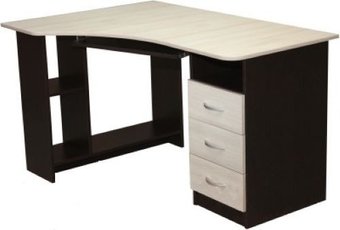 Стол Мебель-класс Престиж (венге/ясень шимо светлый, правый)