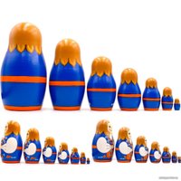 Развивающая игра Брестская Фабрика Сувениров В народном норвежском костюме (набор 7 шт)