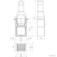 Гриль VidaXL 45644