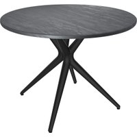 Кухонный стол Sheffilton SHT-TU30/TT 90 МДФ (черный/каменный уголь)