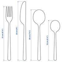 Набор столовых приборов Ikea Loftesrik 40450958