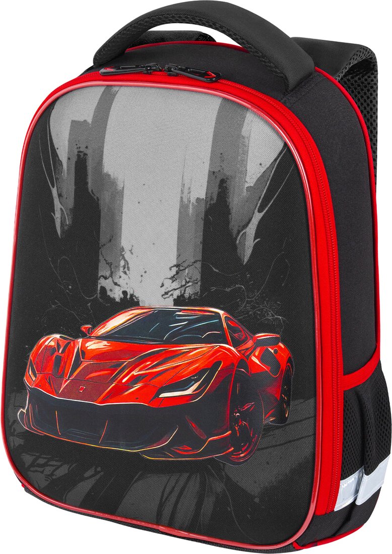 

Школьный рюкзак BRAUBERG Kids Start. Red Car 272091