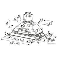 Кухонная вытяжка Franke Inca Smart FBI 525 GR 305.0599.532