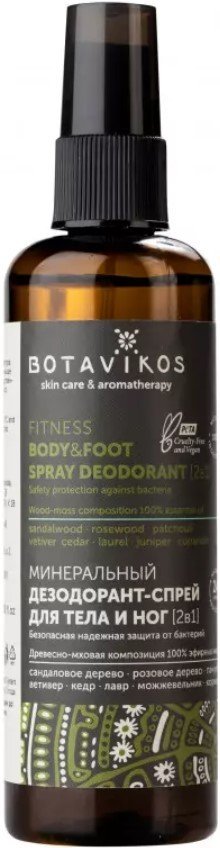 

Дезодорант-спрей Botavikos Aromatherapy Fitness Минеральный 100 мл