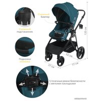 Джип-трансформер Indigo Shuttle (2 в 1, морская волна)