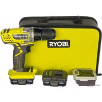 Дрель-шуруповерт Ryobi R12SD-LL13S 5133002323 (с 2-мя АКБ, сумка)