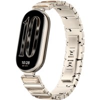 Фитнес-браслет Xiaomi Smart Band 10 M2459B1 (искрящееся золото, с золотистым металлическим браслетом, международная версия)