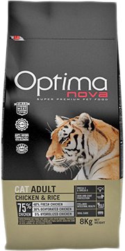 Optimanova Cat Adult Chicken & Rice 8 кг