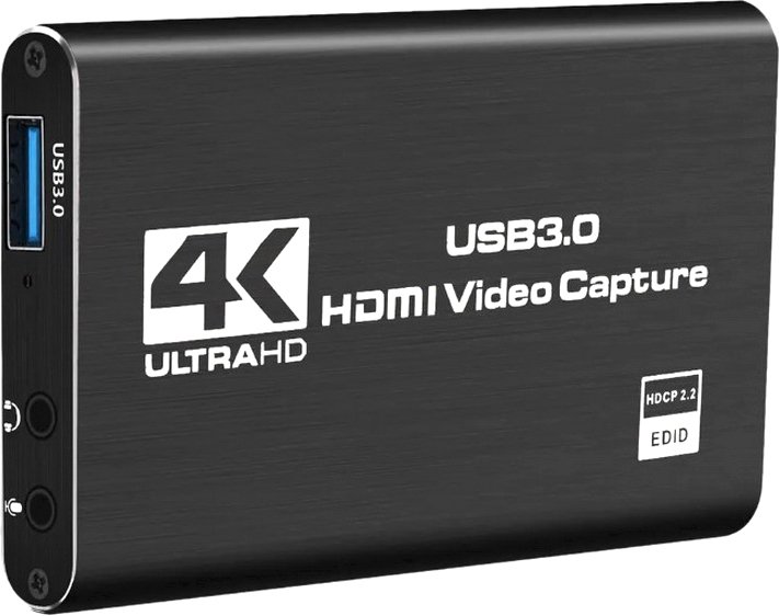 

Устройство видеозахвата USBTOP USB 3.0 - HDMI 4K (ver. 06)