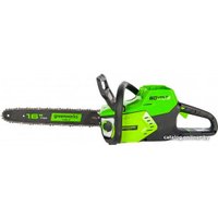 Аккумуляторная пила Greenworks GD60CS40K2 (с АКБ 2 Ah)