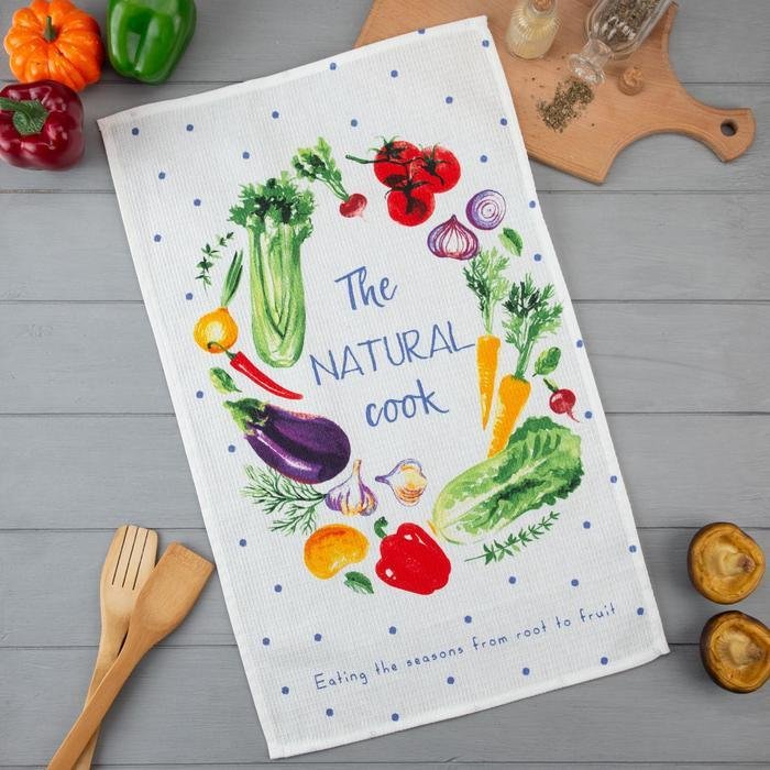 

Полотенце Доляна The natural cook 5423114 (белый)