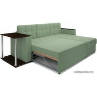Угловой диван Мебель-АРС Атланта (зеленый)