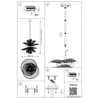 Люстра средней высоты Lightstar Zeta 728163